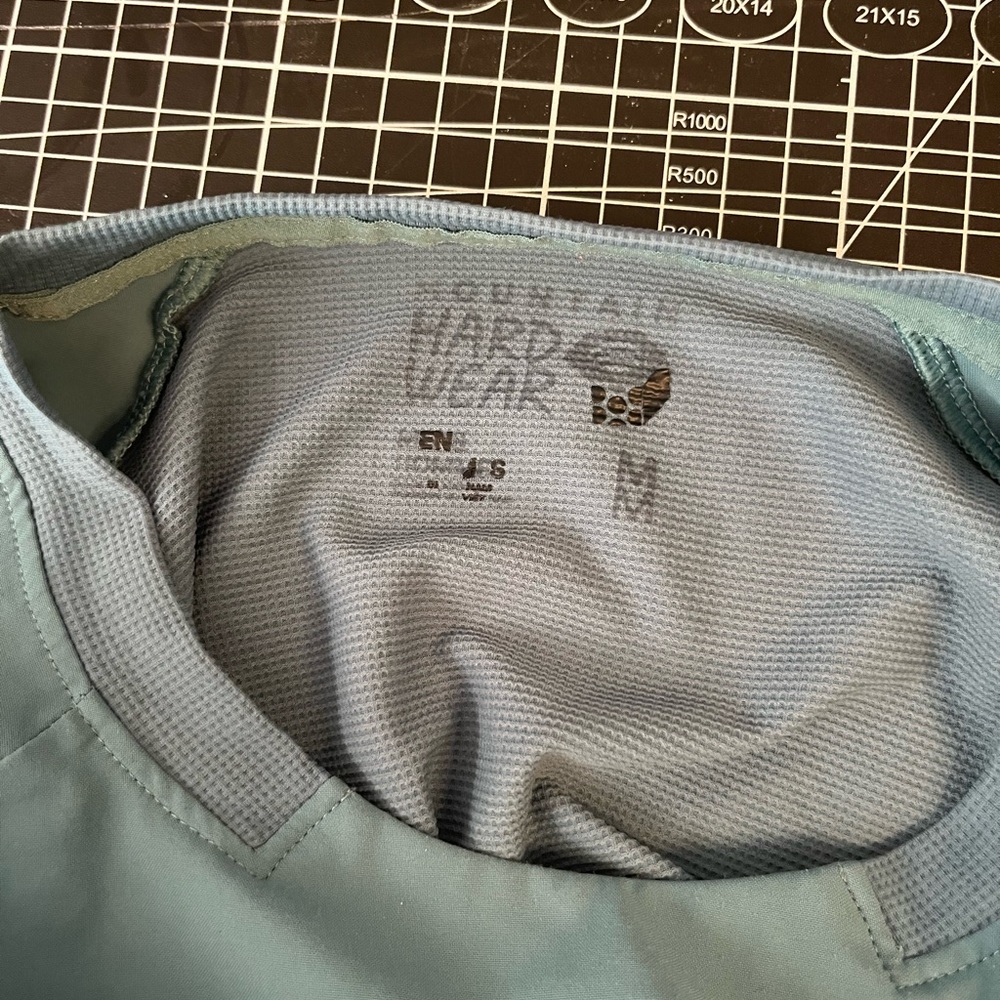 Mountain Hardwear Sky Blue Outdoor Sun shirt